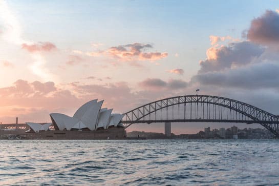 The Sydney Opera House from afar